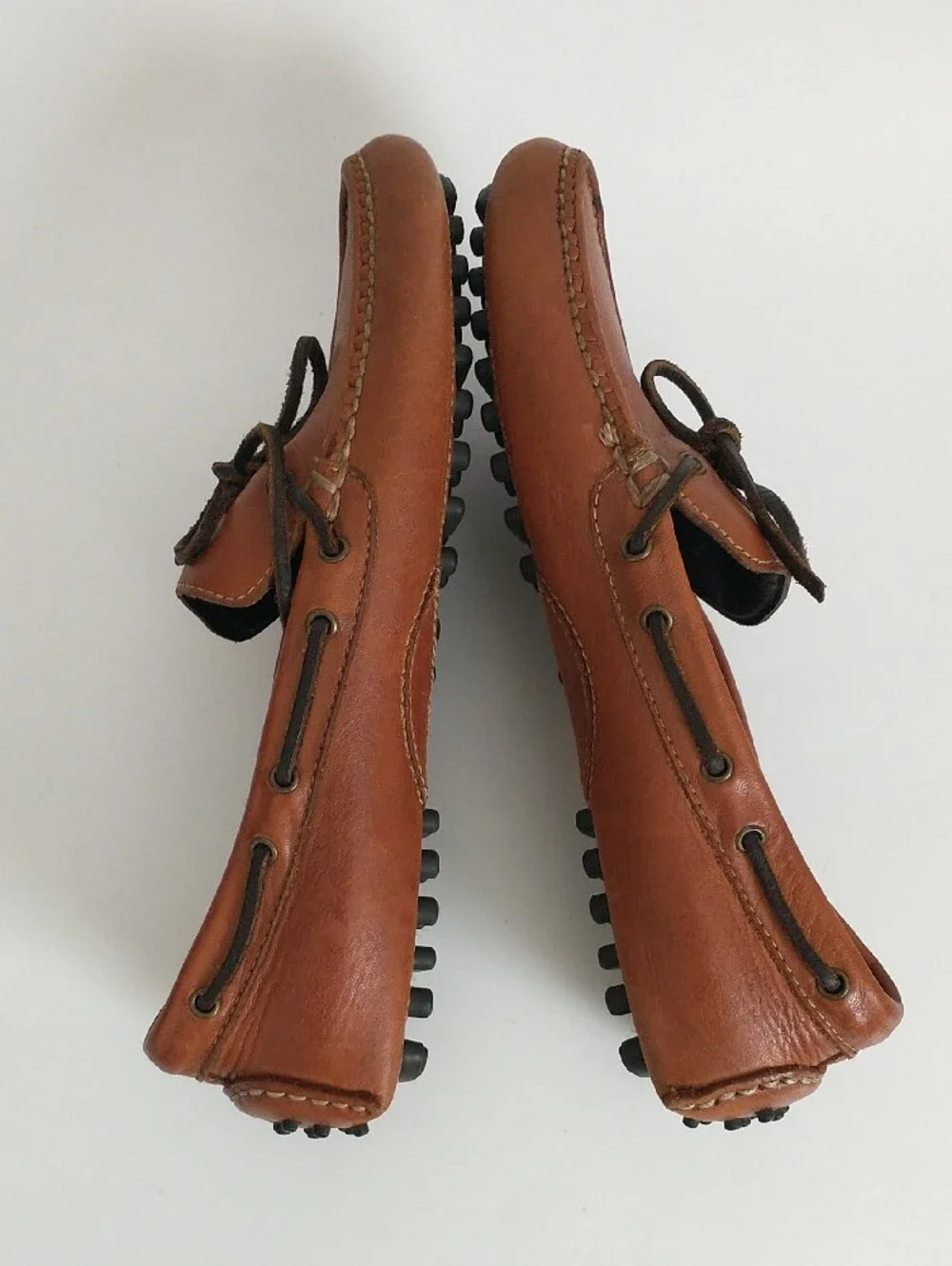 Cole Haan Men's Brown Leather Moccasin Driving Loafers. SIZE 7M